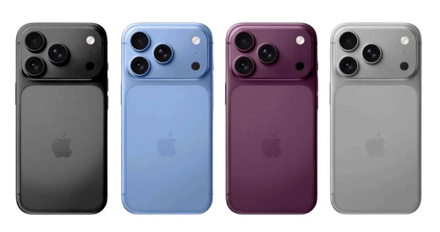As quatro cores do iPhone 18 Pro Max