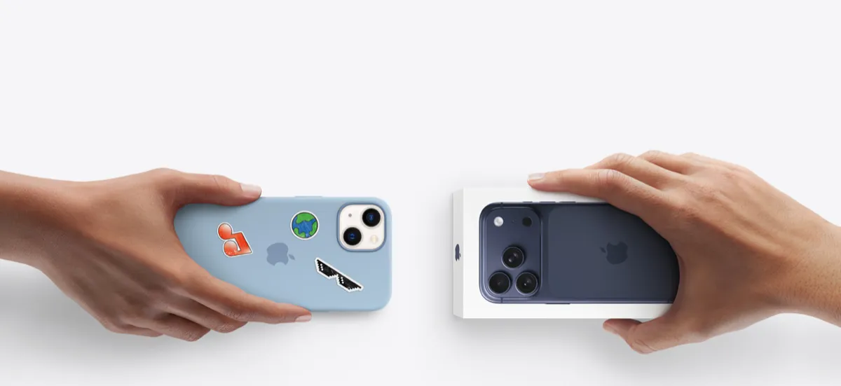 Troca de iPhone na Cavas